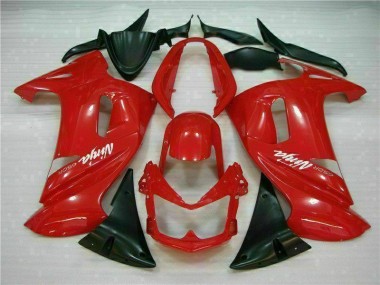 Carénage Moto Kawasaki EX650 06-08 - Brillant Rouge