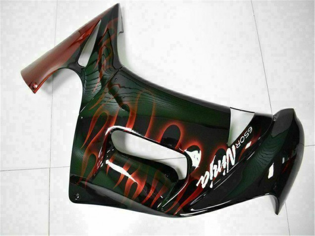 Carénage Moto Kawasaki EX650 06-08 - Rouge Flamme