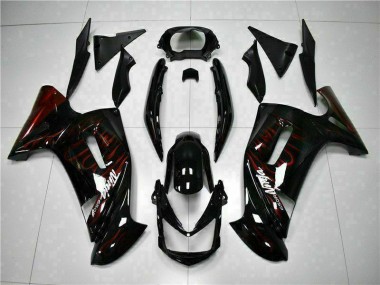 Carénage Moto Kawasaki EX650 06-08 - Rouge Flamme