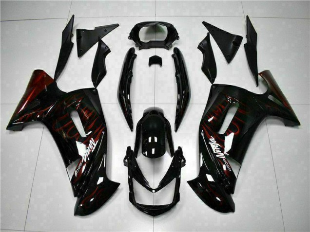 Carénage Moto Kawasaki EX650 06-08 - Rouge Flamme
