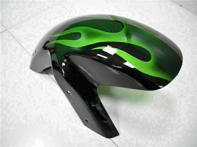 Carénage Moto Kawasaki EX650 06-08 - Vert Flamme Carénage Moto Kawasaki EX650 06-08 - Vert Flamme