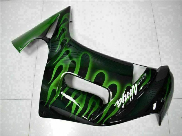 Carénage Moto Kawasaki EX650 06-08 - Vert Flamme Carénage Moto Kawasaki EX650 06-08 - Vert Flamme
