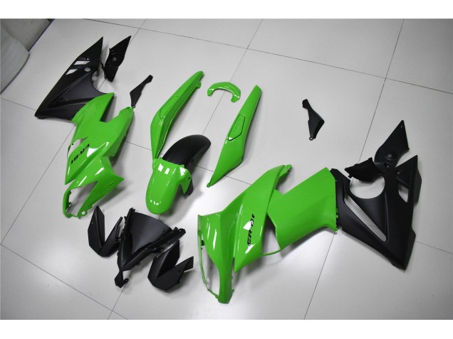 Carénage Moto Kawasaki EX650 09-11 - Vert Noir