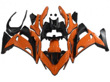 Carénage Moto Kawasaki EX650 17-19 - Orange Noir