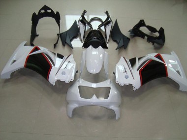 Carénage Moto Kawasaki ZX 250R 08-12 - Blanc Nacré Noir