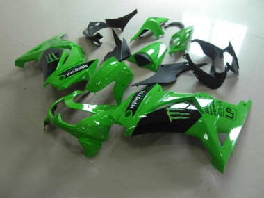 Carénage Moto Kawasaki ZX 250R 08-12 - Nouveau Vert Monster
