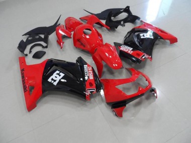 Carénage Moto Kawasaki ZX 250R 08-12 - Rouge Noir