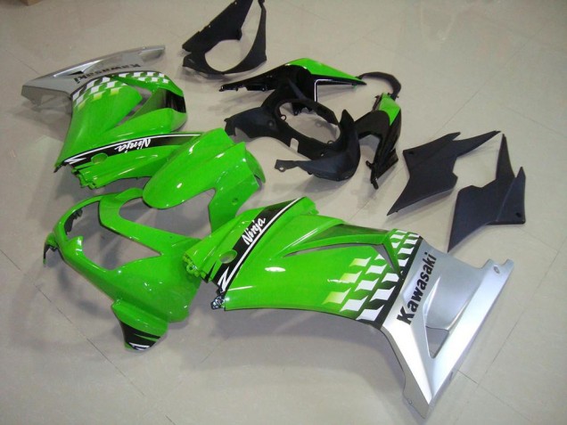 Carénage Moto Kawasaki ZX 250R 08-12 - Vert Argent Carénage Moto Kawasaki ZX 250R 08-12 - Vert Argent