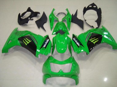 Carénage Moto Kawasaki ZX 250R 08-12 - Vert Monster