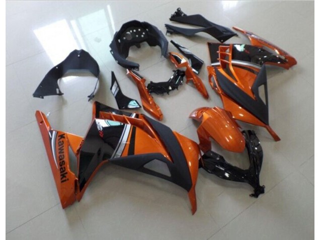 Carénage Moto Kawasaki ZX 300R 13-16 - Noir Orange