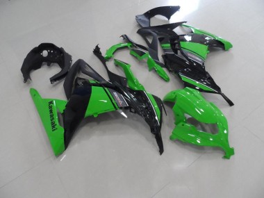 Carénage Moto Kawasaki ZX 300R 13-16 - Noir Vert