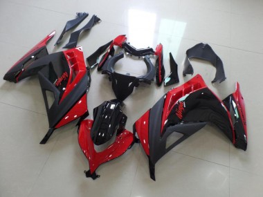 Carénage Moto Kawasaki ZX 300R 13-16 - Rouge Noir