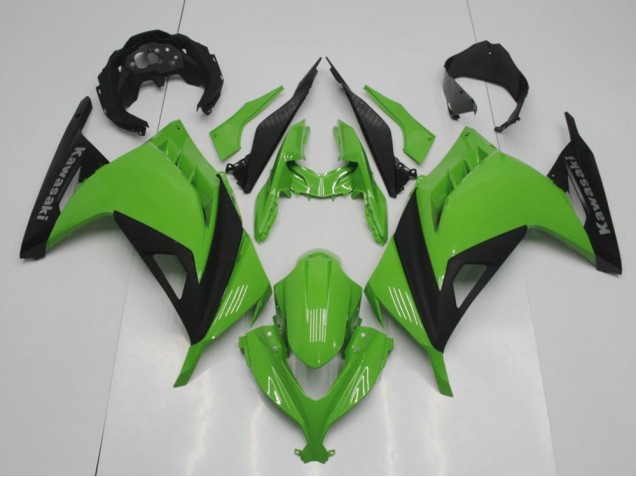 Carénage Moto Kawasaki ZX 300R 13-16 - Style OEM Vert