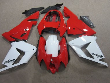 Carénage Moto Kawasaki ZX10R 03-05 - Rouge Blanc Ninja