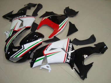 Carénage Moto Kawasaki ZX10R 06-07 - Blanc et Noir