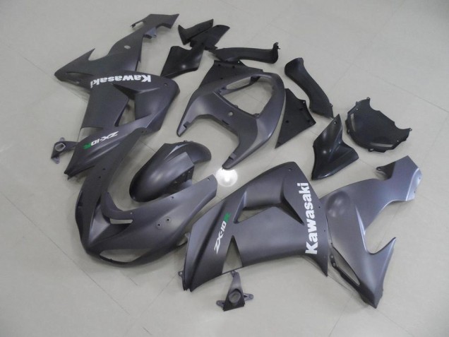 Carénage Moto Kawasaki ZX10R 06-07 - Gris avec Blanc Décalque Carénage Moto Kawasaki ZX10R 06-07 - Gris avec Blanc Décalque