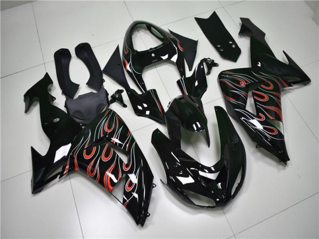 Carénage Moto Kawasaki ZX10R 06-07 - Noir Gris Rouge Carénage Moto Kawasaki ZX10R 06-07 - Noir Gris Rouge