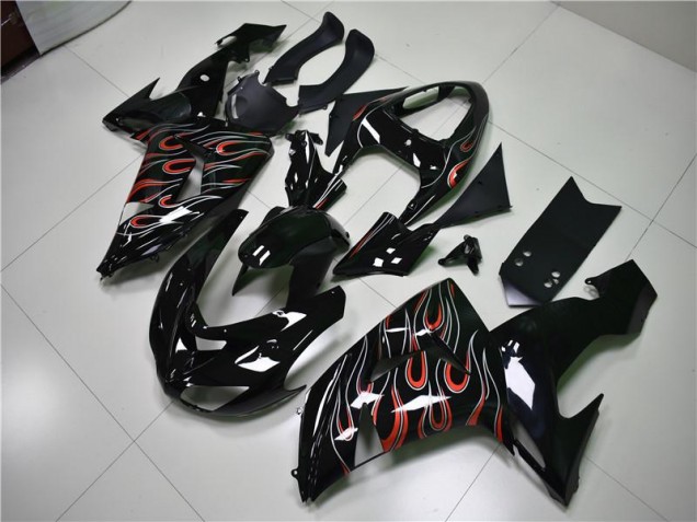 Carénage Moto Kawasaki ZX10R 06-07 - Noir Gris Rouge Carénage Moto Kawasaki ZX10R 06-07 - Noir Gris Rouge