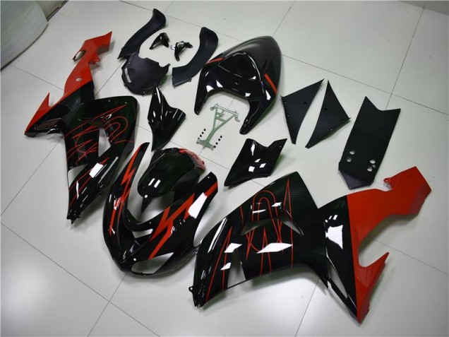 Carénage Moto Kawasaki ZX10R 06-07 - Noir Rouge Carénage Moto Kawasaki ZX10R 06-07 - Noir Rouge