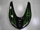 Carénage Moto Kawasaki ZX10R 06-07 - Noir Vert Flamme Carénage Moto Kawasaki ZX10R 06-07 - Noir Vert Flamme