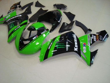 Carénage Moto Kawasaki ZX10R 06-07 - Vert Monster Courses