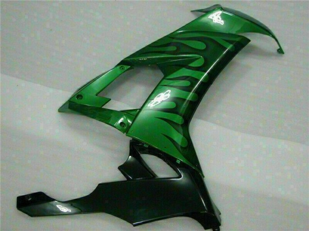Carénage Moto Kawasaki ZX10R 08-10 - Vert Flamme Carénage Moto Kawasaki ZX10R 08-10 - Vert Flamme