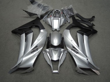 Carénage Moto Kawasaki ZX10R 11-15 - Argent Noir Ninja