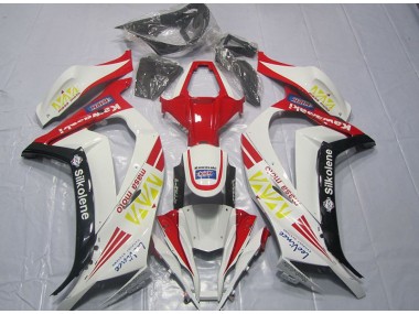 Carénage Moto Kawasaki ZX10R 11-15 - Blanc Rouge Silkolene