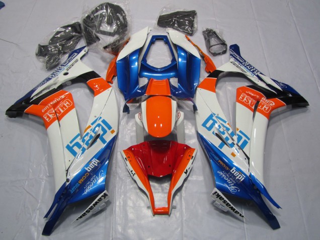 Carénage Moto Kawasaki ZX10R 11-15 - Bleu Orange Carénage Moto Kawasaki ZX10R 11-15 - Bleu Orange
