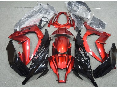 Carénage Moto Kawasaki ZX10R 11-15 - Noir Rouge