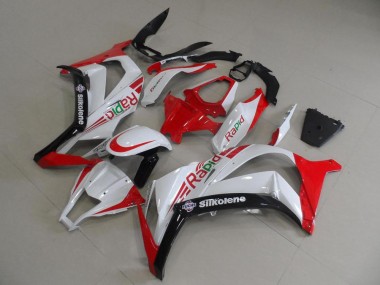 Carénage Moto Kawasaki ZX10R 11-15 - Rouge et Blanc Rapid