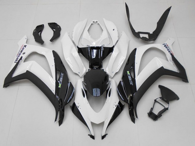 Carénage Moto Kawasaki ZX10R 16-19 - Blanc Noir Carénage Moto Kawasaki ZX10R 16-19 - Blanc Noir