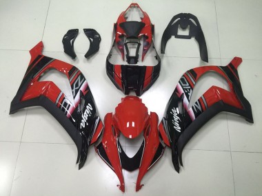 Carénage Moto Kawasaki ZX10R 16-19 - Noir Rouge Ninja