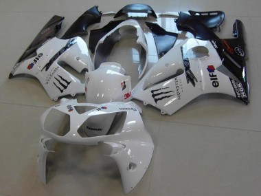 Carénage Moto Kawasaki ZX12R 02-06 - Blanc Monster