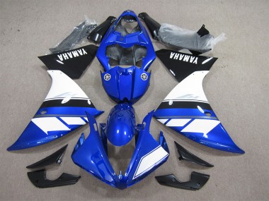 Carénage Moto Kawasaki ZX14R ZZR 1400 06-11 - Bleu Blanc