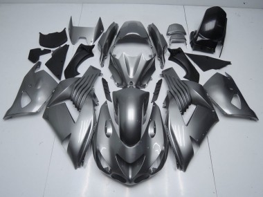Carénage Moto Kawasaki ZX14R ZZR 1400 06-11 - Brillant Gris
