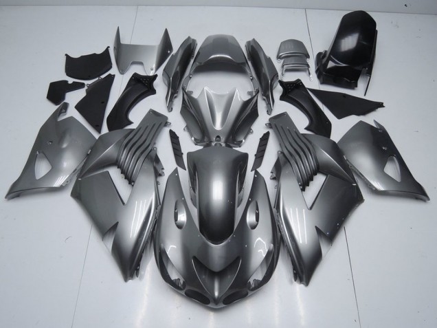 Carénage Moto Kawasaki ZX14R ZZR 1400 06-11 - Brillant Gris Carénage Moto Kawasaki ZX14R ZZR 1400 06-11 - Brillant Gris
