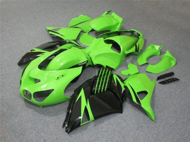 Carénage Moto Kawasaki ZX14R ZZR 1400 06-11 - Vert Noir Carénage Moto Kawasaki ZX14R ZZR 1400 06-11 - Vert Noir