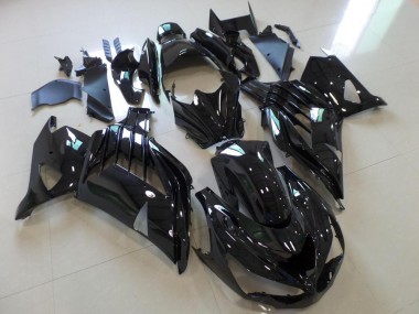 Carénage Moto Kawasaki ZX14R ZZR 1400 12-21 - Noir Brillant