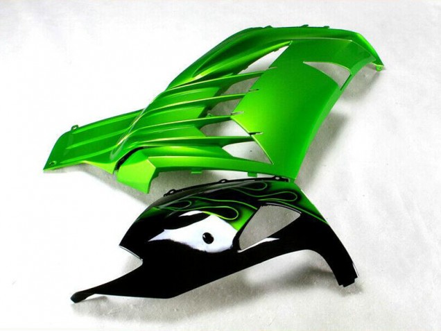 Carénage Moto Kawasaki ZX14R ZZR 1400 12-21 - Vert Noir Carénage Moto Kawasaki ZX14R ZZR 1400 12-21 - Vert Noir