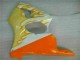 Carénage Moto Kawasaki ZX6R 00-02 - Blanc Jaune Flamme Carénage Moto Kawasaki ZX6R 00-02 - Blanc Jaune Flamme