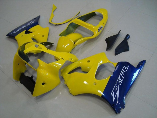 Carénage Moto Kawasaki ZX6R 00-02 - Jaune Bleu Carénage Moto Kawasaki ZX6R 00-02 - Jaune Bleu
