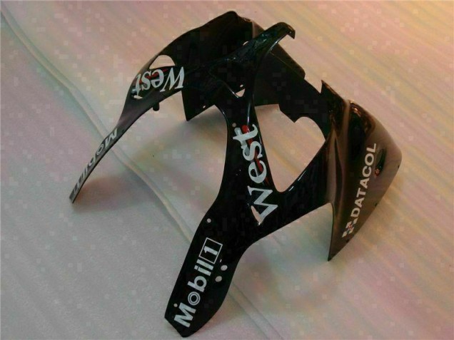 Carénage Moto Kawasaki ZX6R 00-02 - Noir West Ninja Carénage Moto Kawasaki ZX6R 00-02 - Noir West Ninja