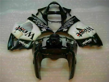 Carénage Moto Kawasaki ZX6R 00-02 - Noir West Ninja