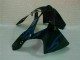 Carénage Moto Kawasaki ZX6R 00-02 - Noir avec Bleu Flamme Carénage Moto Kawasaki ZX6R 00-02 - Noir avec Bleu Flamme