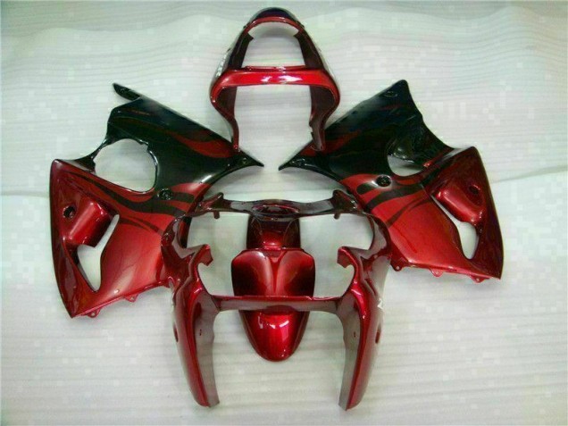 Carénage Moto Kawasaki ZX6R 00-02 - Rouge Noir Carénage Moto Kawasaki ZX6R 00-02 - Rouge Noir