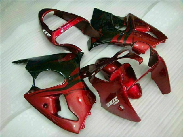 Carénage Moto Kawasaki ZX6R 00-02 - Rouge Noir Carénage Moto Kawasaki ZX6R 00-02 - Rouge Noir