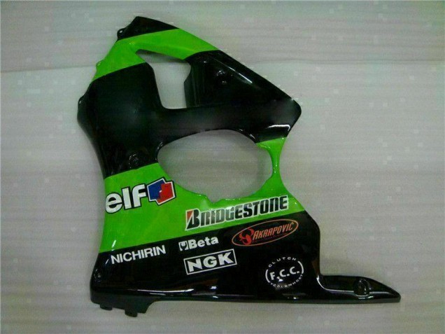 Carénage Moto Kawasaki ZX6R 00-02 - Vert Carénage Moto Kawasaki ZX6R 00-02 - Vert