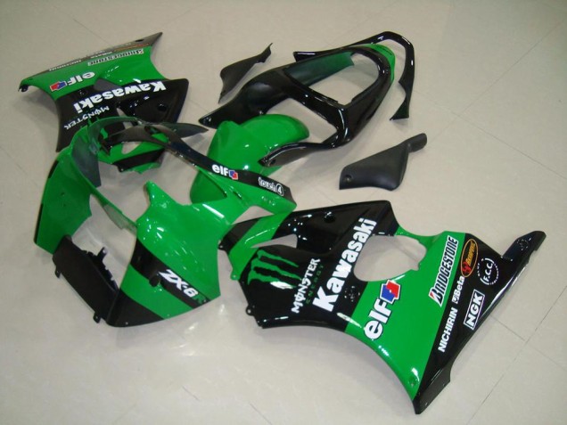 Carénage Moto Kawasaki ZX6R 00-02 - Vert Monster Carénage Moto Kawasaki ZX6R 00-02 - Vert Monster