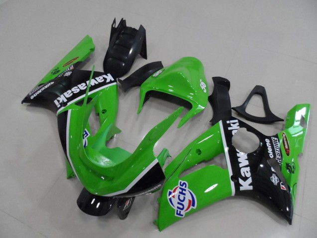 Carénage Moto Kawasaki ZX6R 03-04 - Vert Fuchs